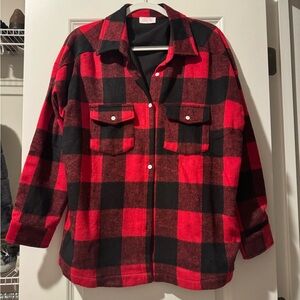 Burlap Flannel Jacket